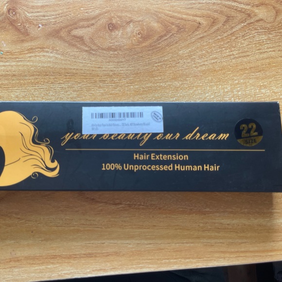 Tape in Hair Extensions Human Hair Silky Straight, Strawberry Blonde Color 22” - Picture 5 of 5